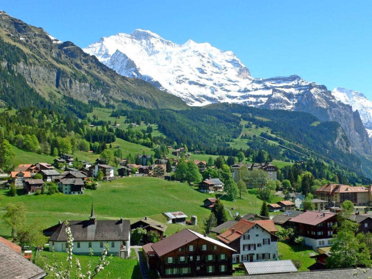 Apartment Rustica By Interhome Wengen Kültér fotó